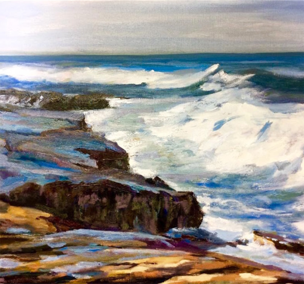 The ocean calls me by Maureen Blackhall