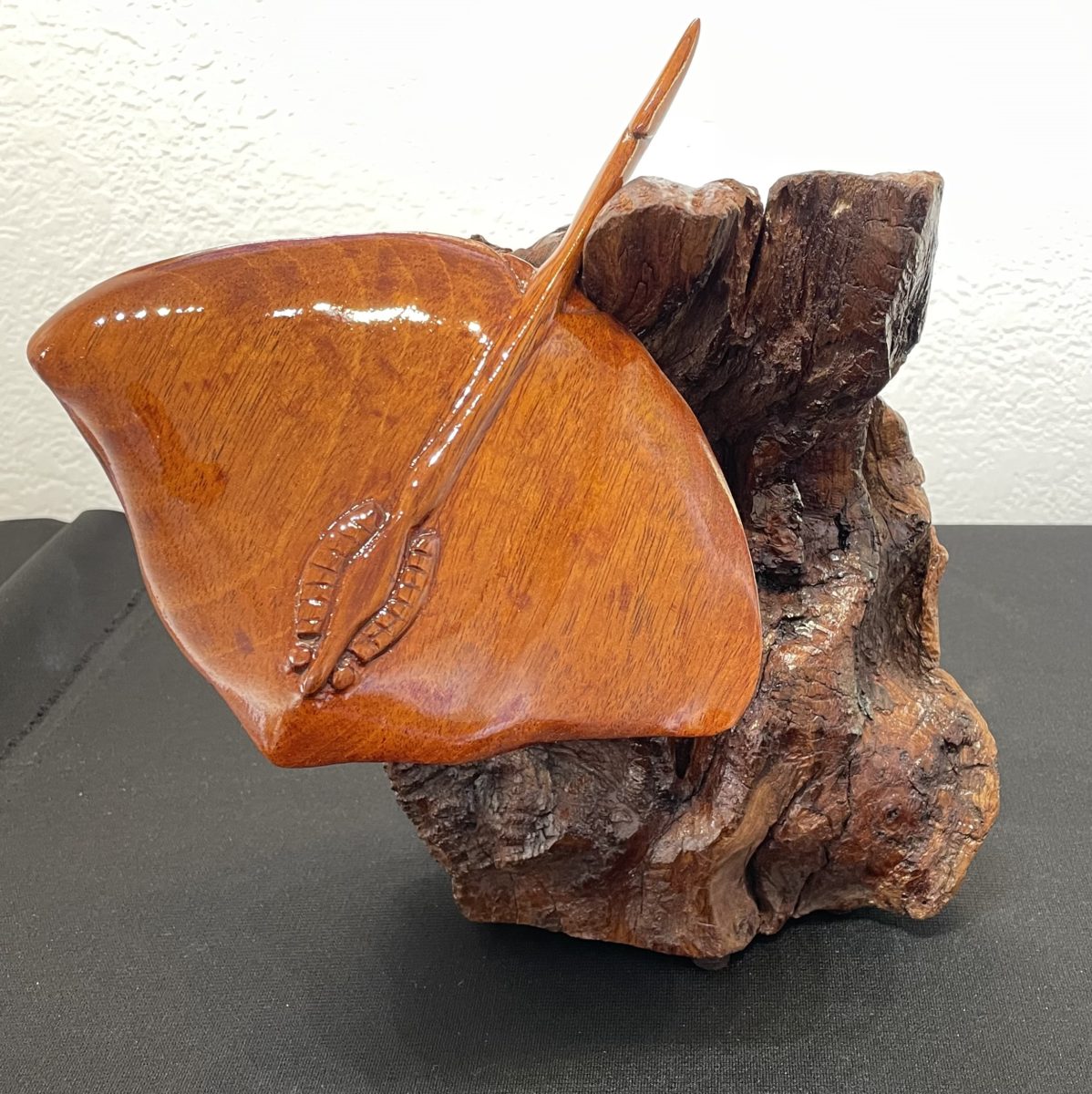 James Rocke Avocado Sting Ray Sculpture